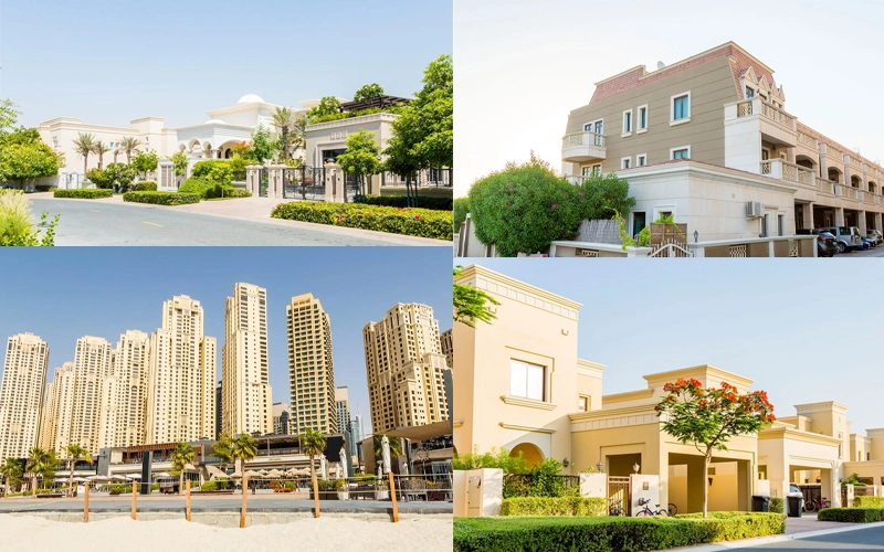 types of properties for sale in Dubai